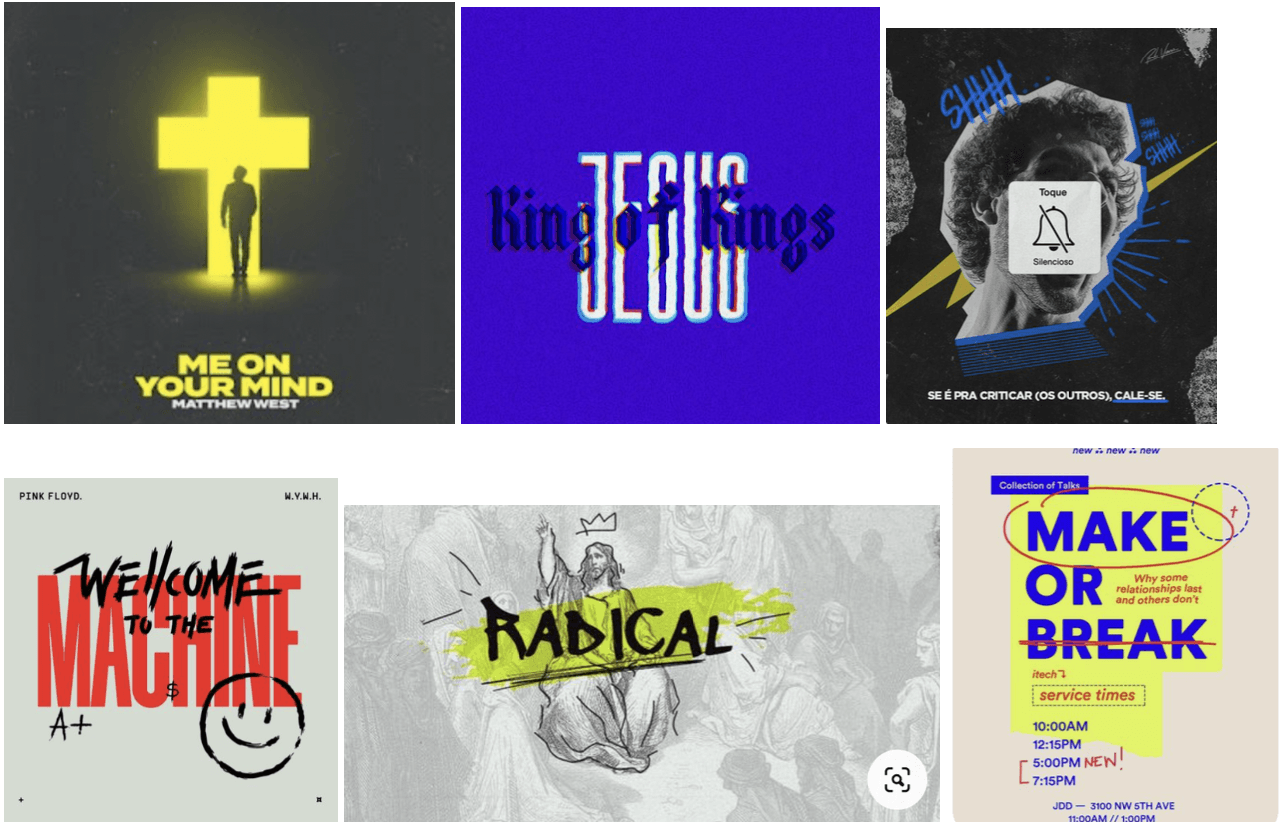 Art direction mood board screenshot